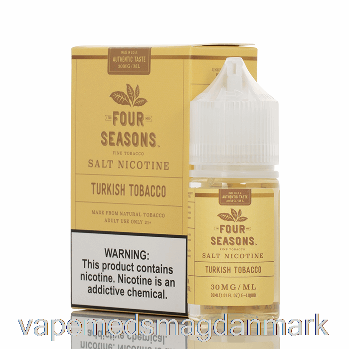 Vape Væske Tyrkisk Tobakssalt - Fire Sæsoner - 30ml 50mg